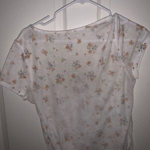 American Eagle Floral Button Shirt